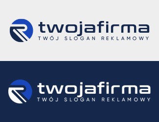 Projekt graficzny logo dla firmy online Logo z sygnetem litery R
